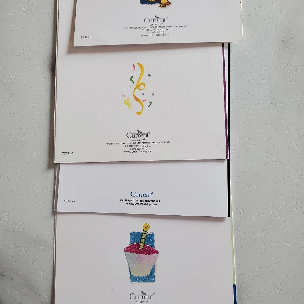 Current Birthday Greeting Cards 10 pack